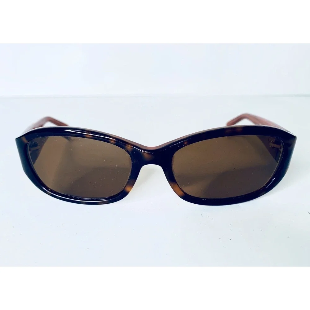 Kate Spade NY Clear Brown Frame w Leopard Temples Sunglasses Italy 54 17 120